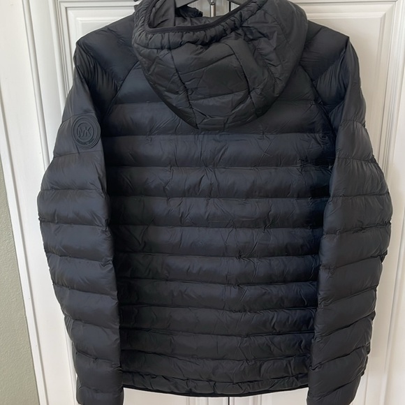NEW MK MICHAEL KORS MENS black Rialto Quilted Nylon Puffer insulated jacket XL - Picture 5 of 16